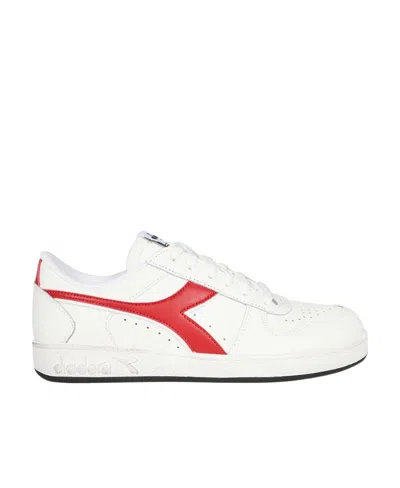 Diadora Logo Low Upper Board Shoes In White