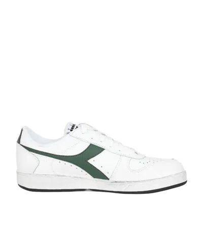 Diadora Logo Low Upper Board Shoes In White