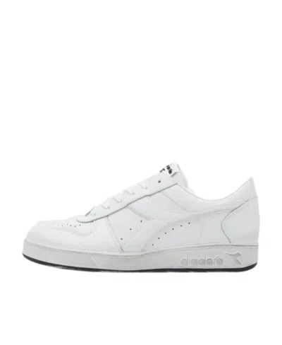 Diadora Logo Low Upper Board Shoes In White