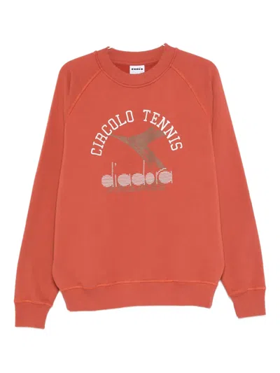 DIADORA LOGO-PRINT SWEATSHIRT
