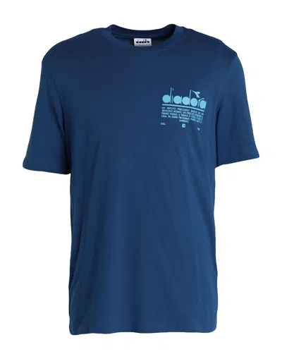 Diadora T-shirts In Blue