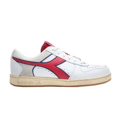 Pre-owned Diadora Magic Basket Low Icona 'white Red Pepper' | Men's Size 8