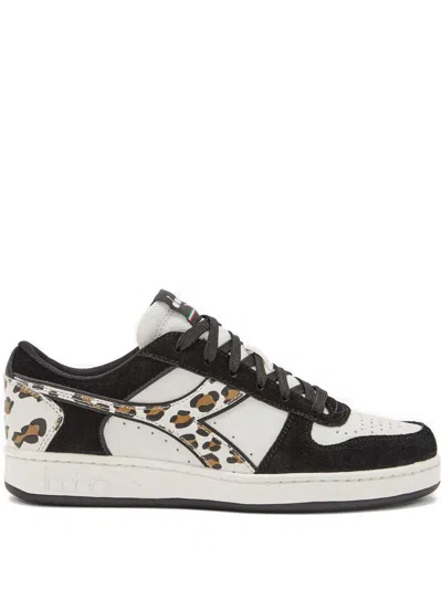 Diadora Magic Basket Low Panther Sneakers In White