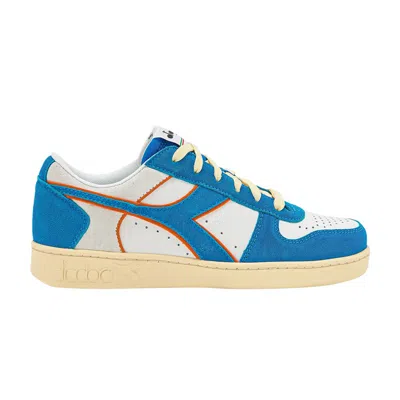 Pre-owned Diadora Magic Basket Low 'royal White' | Blue | Men's Size 7