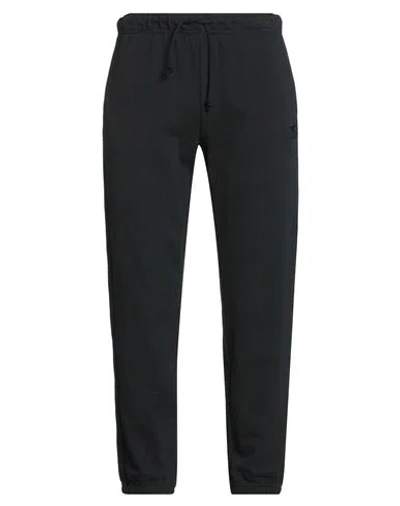 Diadora Man Pants Black Size Xl Cotton, Polyester