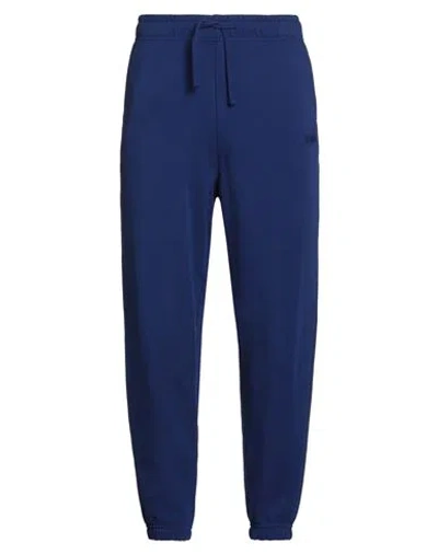 Diadora Man Pants Bright Blue Size L Cotton