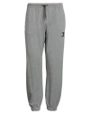 Diadora Man Pants Grey Size Xl Cotton, Viscose In Gray
