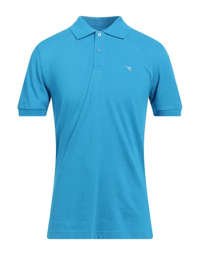 Diadora Polo Shirts In Blue
