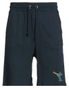 Diadora Man Shorts & Bermuda Shorts Midnight Blue Size Xl Cotton