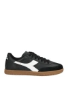 Diadora Man Sneakers Black Size 7.5 Leather