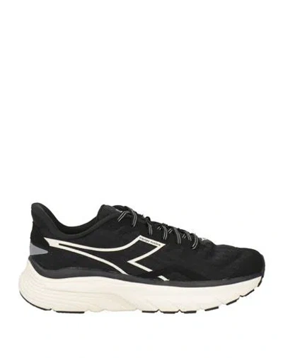 Diadora Man Sneakers Black Size 7.5 Textile Fibers