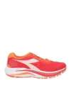 Diadora Man Sneakers Red Size 8.5 Textile Fibers In Red