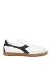 Diadora Man Sneakers White Size 8.5 Leather In White