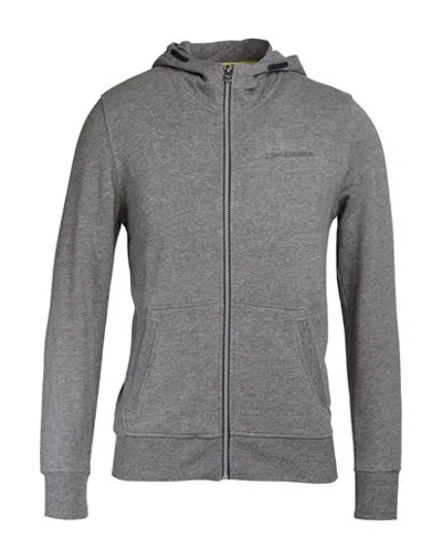 Diadora Man Sweatshirt Grey Size Xxl Cotton