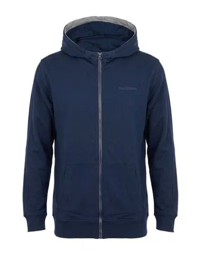Diadora Man Sweatshirt Navy Size Xxxl Cotton