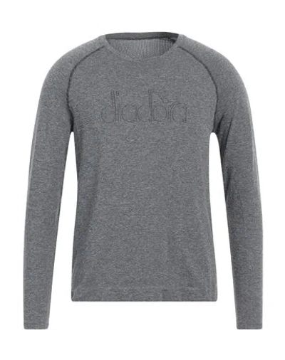 Diadora Man T-shirt Grey Size L/xl Polyamide, Polypropylene In Gray