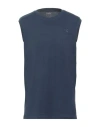 Diadora Man T-shirt Midnight Blue Size Xl Cotton, Viscose