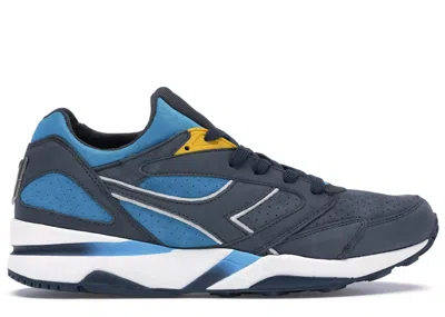 Pre-owned Diadora Men's  Aeon Bait Transformers Soundwave Sneakers In Navy Blue/teal