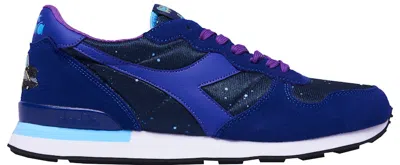 Pre-owned Diadora Men's  Camaro Rick And Morty Sneakers In Blue/white