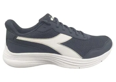 Pre-owned Diadora Men's  Eagle 8 Sneakers In Navy Blue/white In Multi