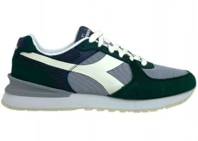 Pre-owned Diadora Men's  Fenice Sneakers In Green/grey In Multi