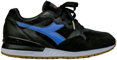 Pre-owned Diadora Men's  Intrepid Packer Sneakers From Seoul To Rio Sneakers In Black/gum