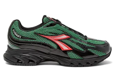 Pre-owned Diadora Men's  Mythos 280 Lack Of Guidance Sneakers In Meadow Green/black
