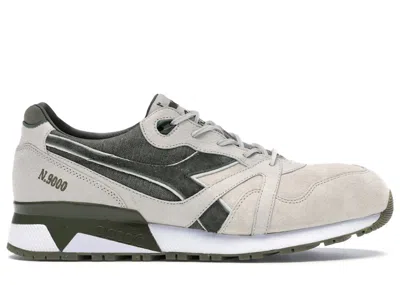 Pre-owned Diadora Men's  N9000 Bait Shrek Sneakers In Gray Turbine