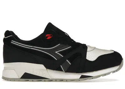Pre-owned Diadora Men's  N9000 Concepts Ratpack Tuxedo Sneakers In Black