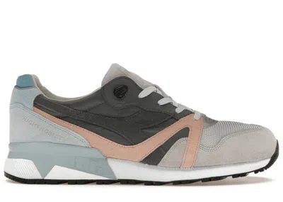 Pre-owned Diadora Men's  N9000 Highsnobiety Sneakers In Grey/pink/light Blue