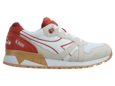 Pre-owned Diadora Men's  N9000 Iii Sneakers In White Red