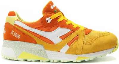 Pre-owned Diadora Men's  N9000 Mita Sneakers Aperitivo In Dark Orange
