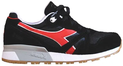 Pre-owned Diadora Men's  N9000 Patta 9 Sneakers In Black