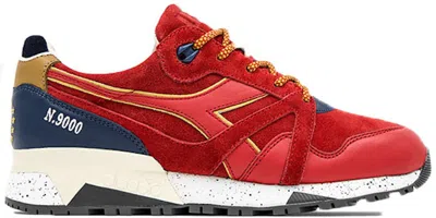 Pre-owned Diadora Men's  N9000 Ubiq Made In Italy Sneakers In Red