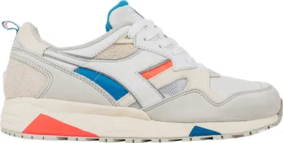 Pre-owned Diadora Men's  N9002 Packer Sneakers On/off Pack (off) Sneakers In White/light Grey/electric Blue