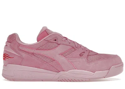 Pre-owned Diadora Men's  Rebound Ace Iuter Spectrum Pirati (friends And Family) Sneakers In Prism Pink