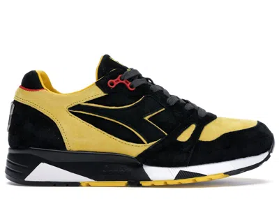 Pre-owned Diadora Men's  S8000 Bait Transformers Bumblebee Sneakers In Black/yellow