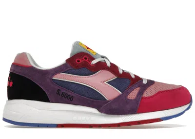 Pre-owned Diadora Men's  S8000 Extra Butter Giallo 2.0 Sneakers In Magic Purple