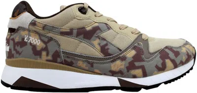 Pre-owned Diadora Men's  V7000 Camo Sneakers In Beige Mojave Desert