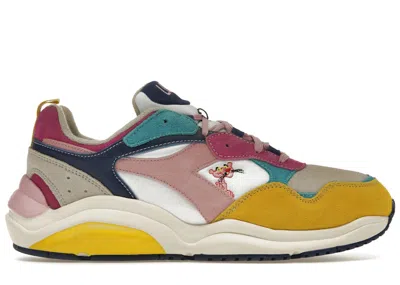 Pre-owned Diadora Men's  Whizz Run Lc23 Pink Panther Sneakers