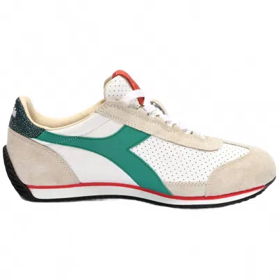 Diadora Men's Equipe Italia Sneakers In White/greenlake In Multi