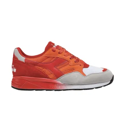 Diadora Men's Graffiti Shoe In Carrot/tango/red