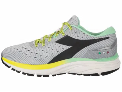 Diadora Men's Mythos Blushield Sneaker Shoes- Medium Width In Alloy,steel,grey,black In Multi
