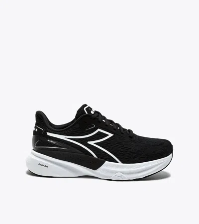 Diadora Men's Nucleo 2 Running Shoes In Black White