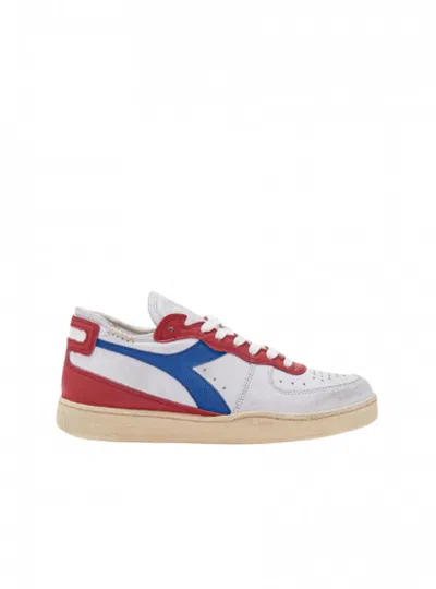 Diadora Men's Shoes Mi Basket Row Cut  In White