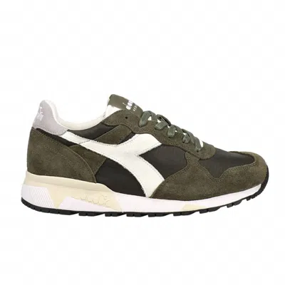 Diadora Men's Trident 90 Ripstop Lace Up Sneakers In Green Rosemary In Multi