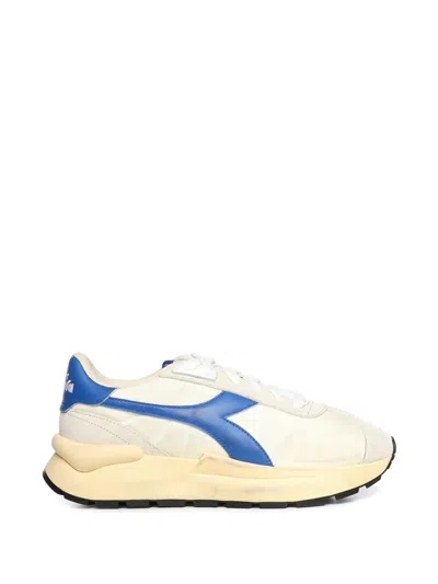 Diadora Mercury Elite Sprint Lace-up Leather Sneakers In Neutral