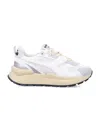 Diadora Multicolor Fabric And Leather Mercury Elite Sneakers In White