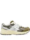 Diadora Mesh-panel Suede Sneakers In Green
