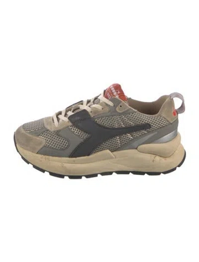 Pre-owned Diadora Mesh Sneakers In Neutral